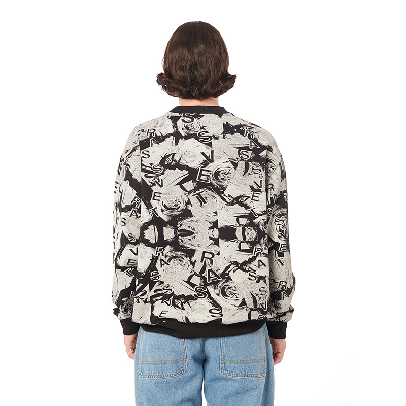 RASSVET(ラスベート)/ ROSES ALL OVER PRINT CREWNECK SWEATSHIRT -2.COLOR-