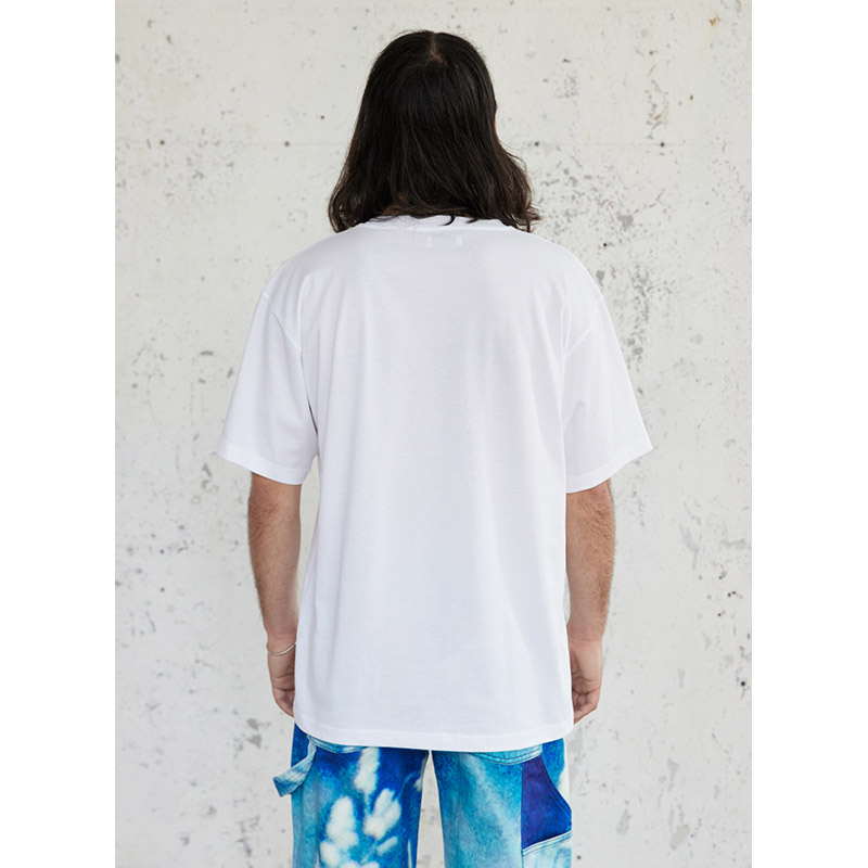 RASSVET(ラスベート)/ SUNSET LOGO TEE SHIRT -WHITE-