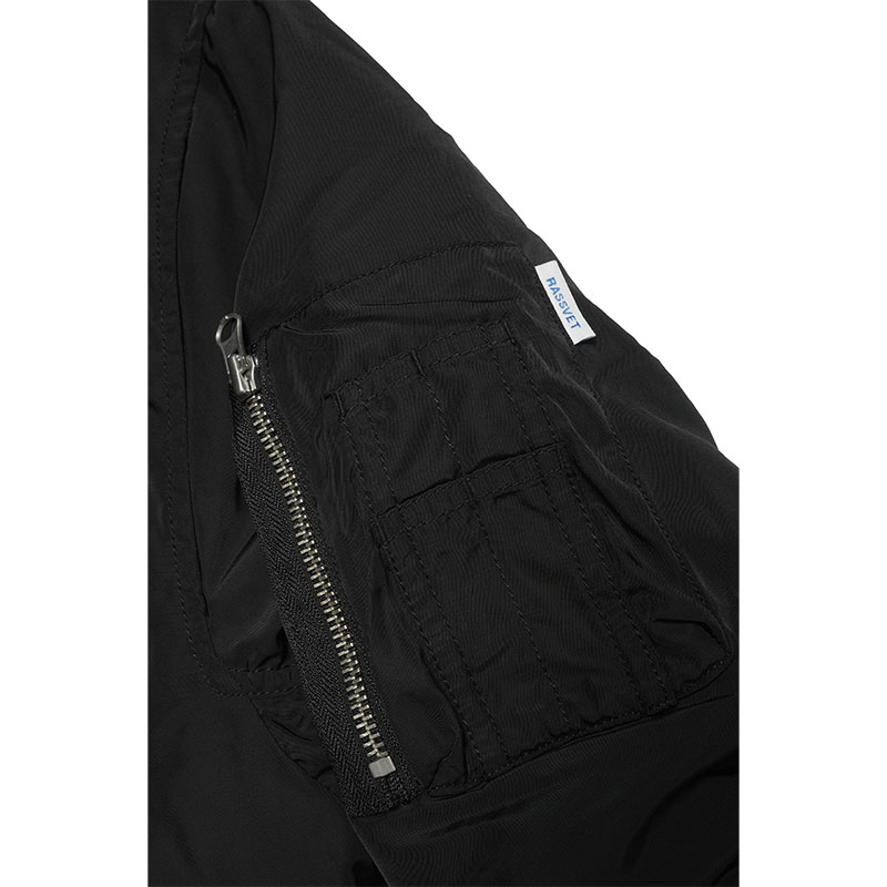 RASSVET(ラスベート)/ COLLAGE BOMBER JACKET -BLACK-