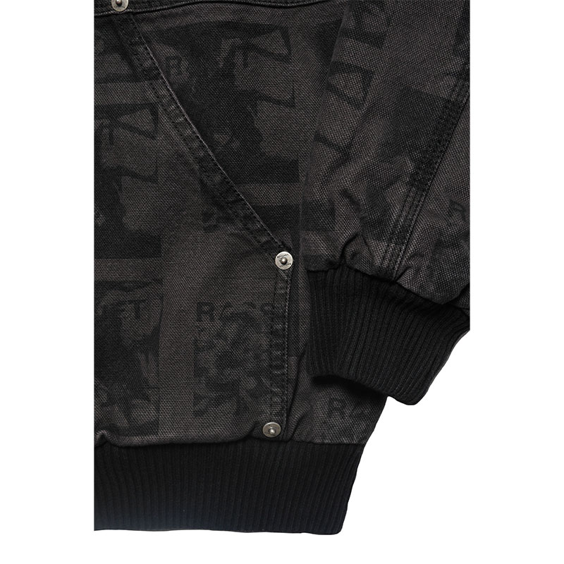 RASSVET(ラスベート)/ FLOWERS HOODED JACKET -D.GREY-