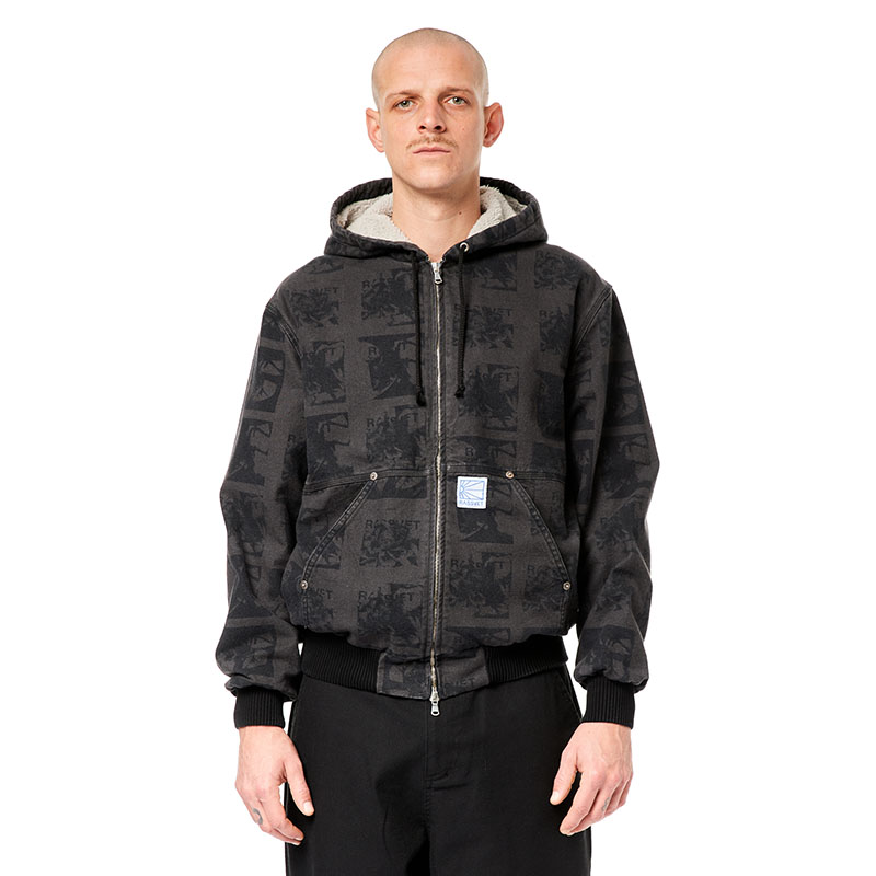RASSVET(ラスベート)/ FLOWERS HOODED JACKET -D.GREY- | E.S.P.