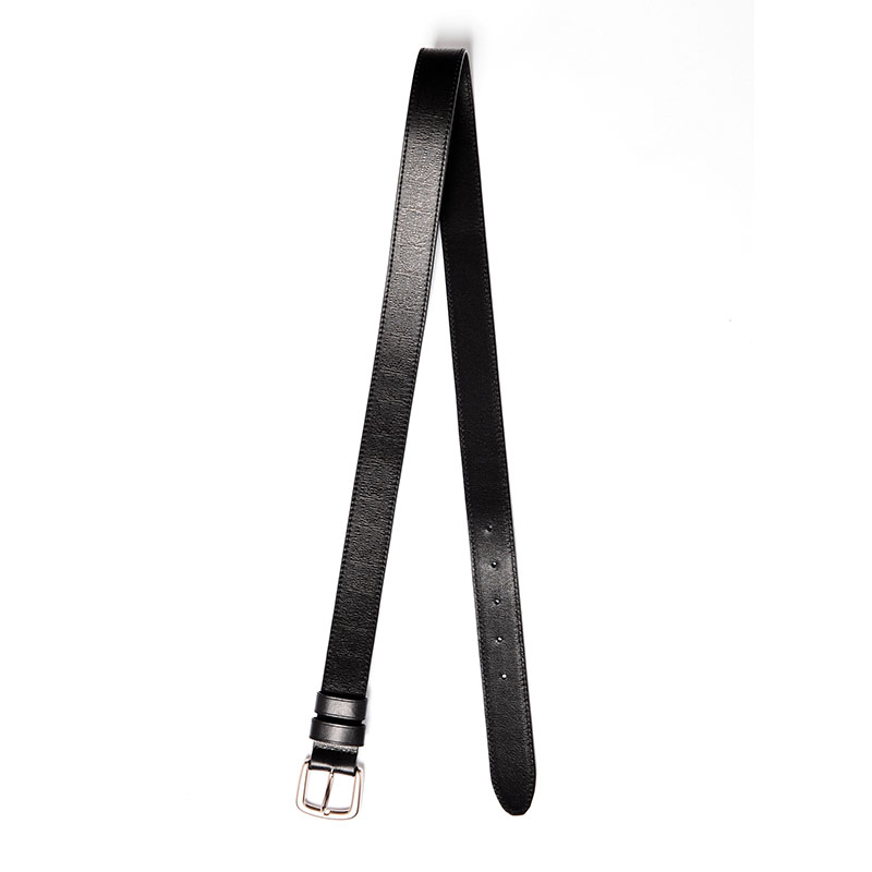 RASSVET(ラスベート)/ RASSVET LOGO BELT LEATHER -BLACK-