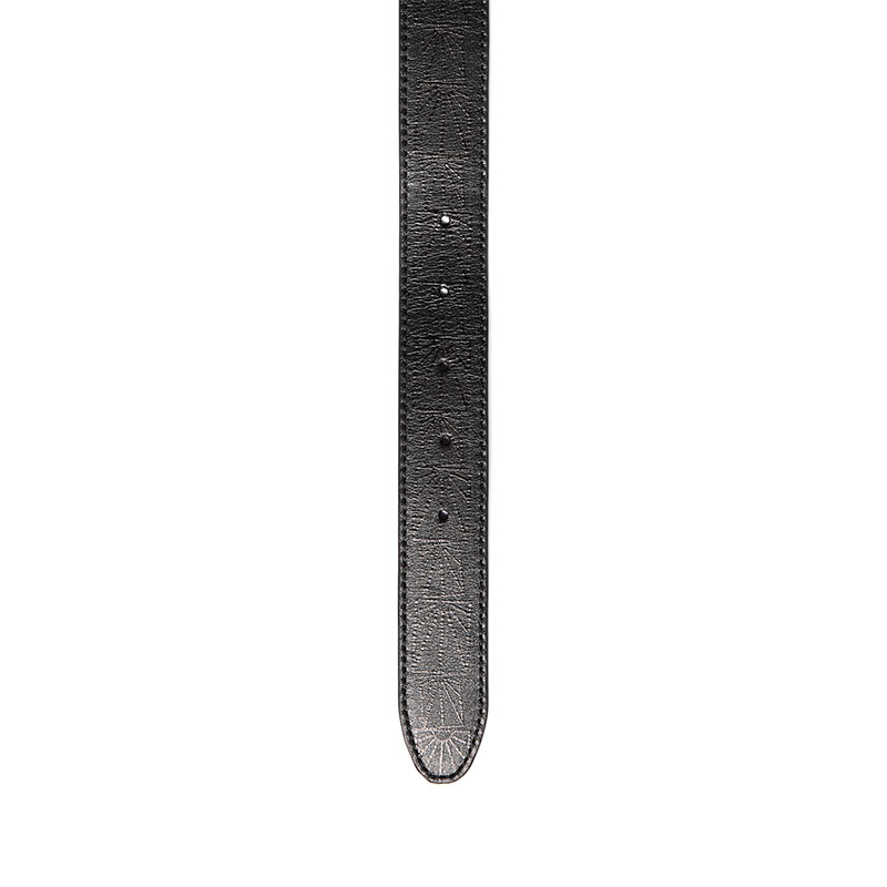 RASSVET(ラスベート)/ RASSVET LOGO BELT LEATHER -BLACK-