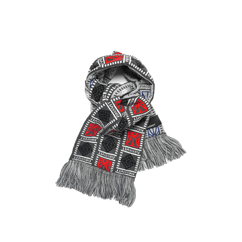 RASSVET(ラスベート)/ RASSVET LOGO SCARF -MULTI-