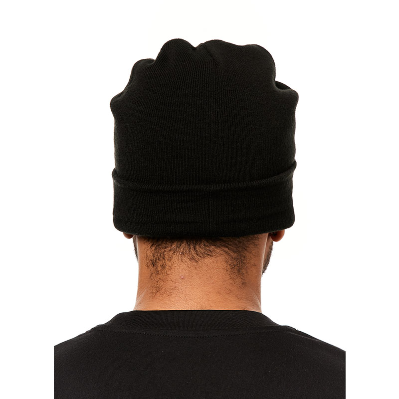 RASSVET(ラスベート)/ RASSVET LOGO BEANIE -BLACK-