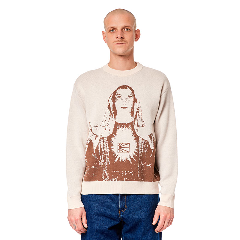 RASSVET(ラスベート)/ MERRY JACQUARD SWEATER -BEIGE-