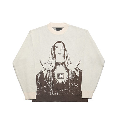 RASSVET(ラスベート)/ MERRY JACQUARD SWEATER -BEIGE-