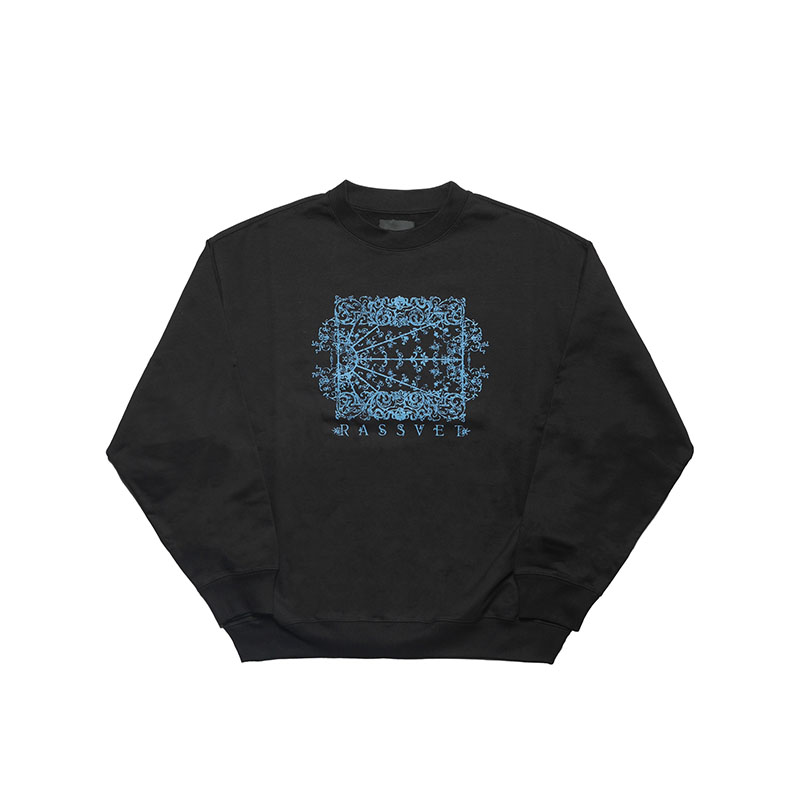 RASSVET(ラスベート)/ GATE SWEATSHIRT -BLACK-