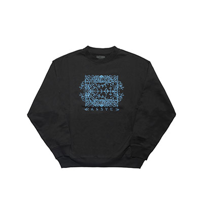 RASSVET(ラスベート)/ GATE SWEATSHIRT -BLACK-