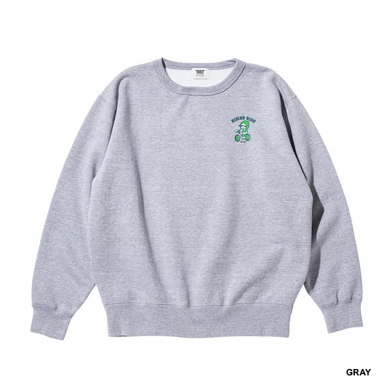坩堝-RUTSUBO-(ルツボ)/ YUMYUM CREW SWEAT（ZECS）-2.COLOR-