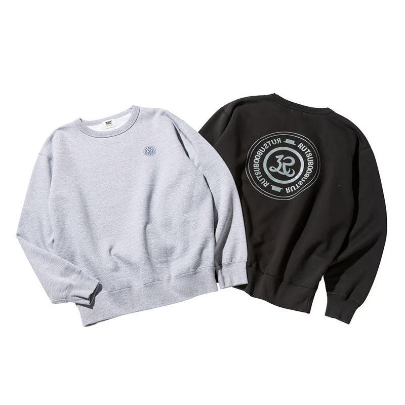 坩堝-RUTSUBO-(ルツボ)/ STAPLE CREW SWEAT -2.COLOR-