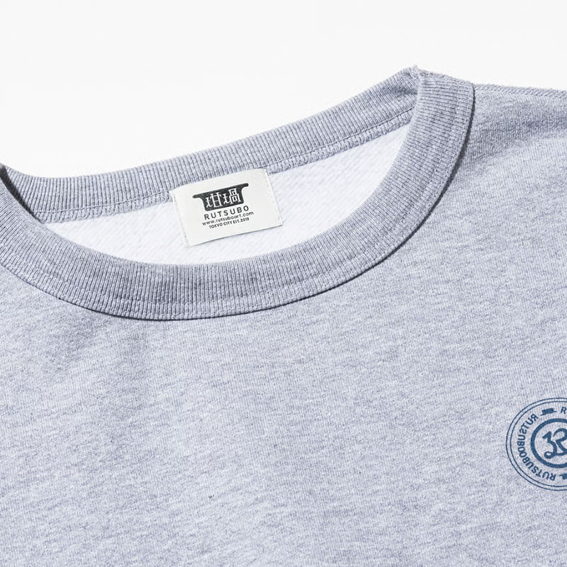 坩堝-RUTSUBO-(ルツボ)/ STAPLE CREW SWEAT -2.COLOR-