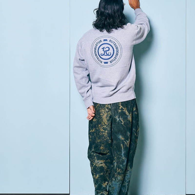 坩堝-RUTSUBO-(ルツボ)/ STAPLE CREW SWEAT -2.COLOR-