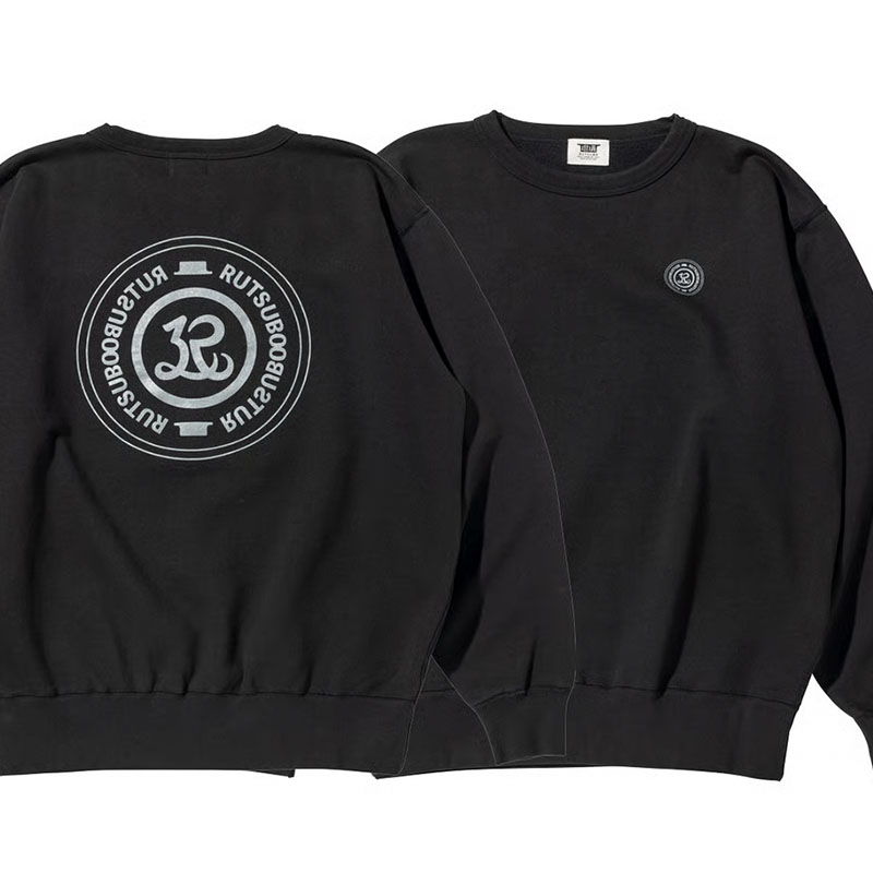 坩堝-RUTSUBO-(ルツボ)/ STAPLE CREW SWEAT -2.COLOR-