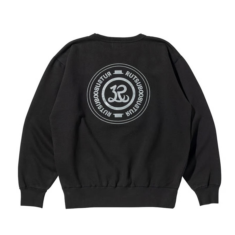 坩堝-RUTSUBO-(ルツボ)/ STAPLE CREW SWEAT -2.COLOR-(BLACK)
