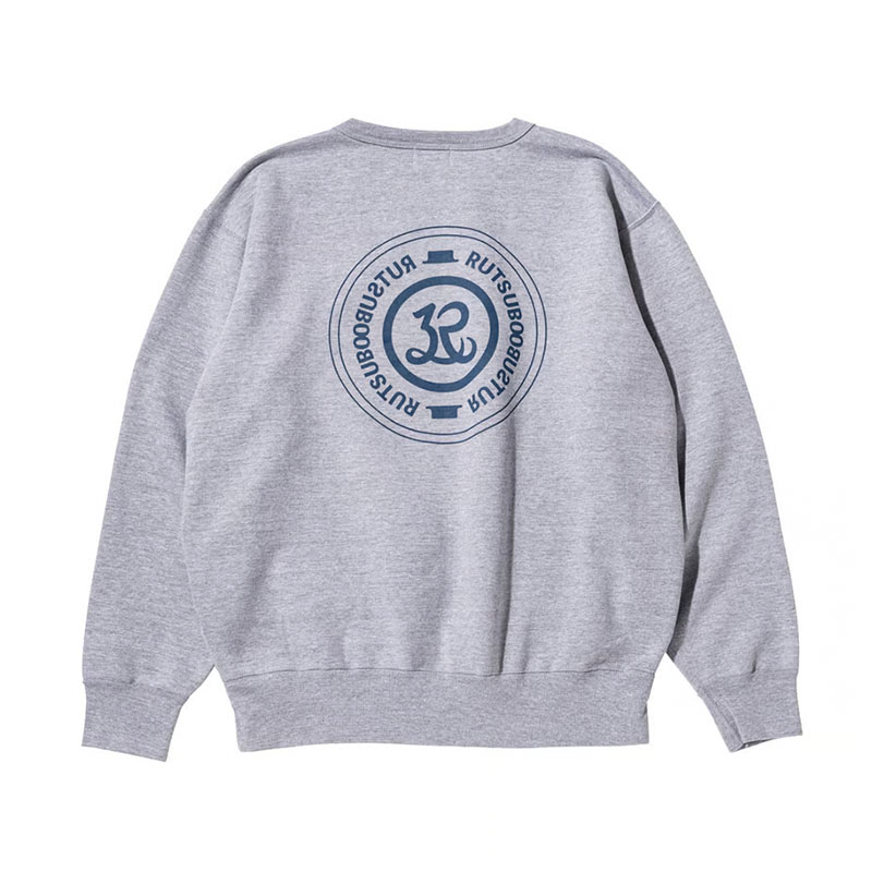 坩堝-RUTSUBO-(ルツボ)/ STAPLE CREW SWEAT -2.COLOR-(GREY)