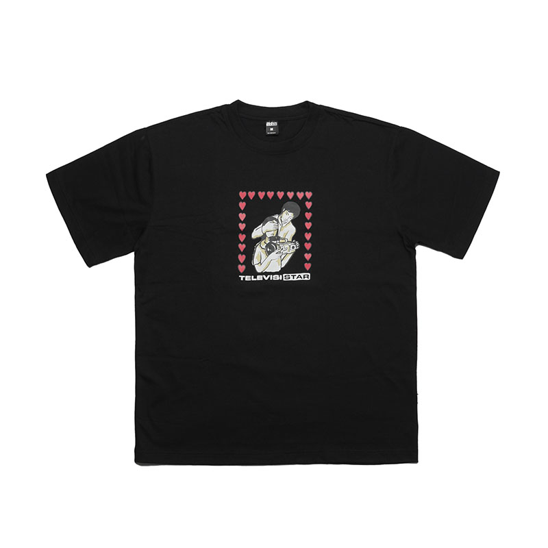 TELEVISI STAR(テレビジスター)/ VXLOVE BOX TVS TEE × NAKEN WIJAYA -BLACK-