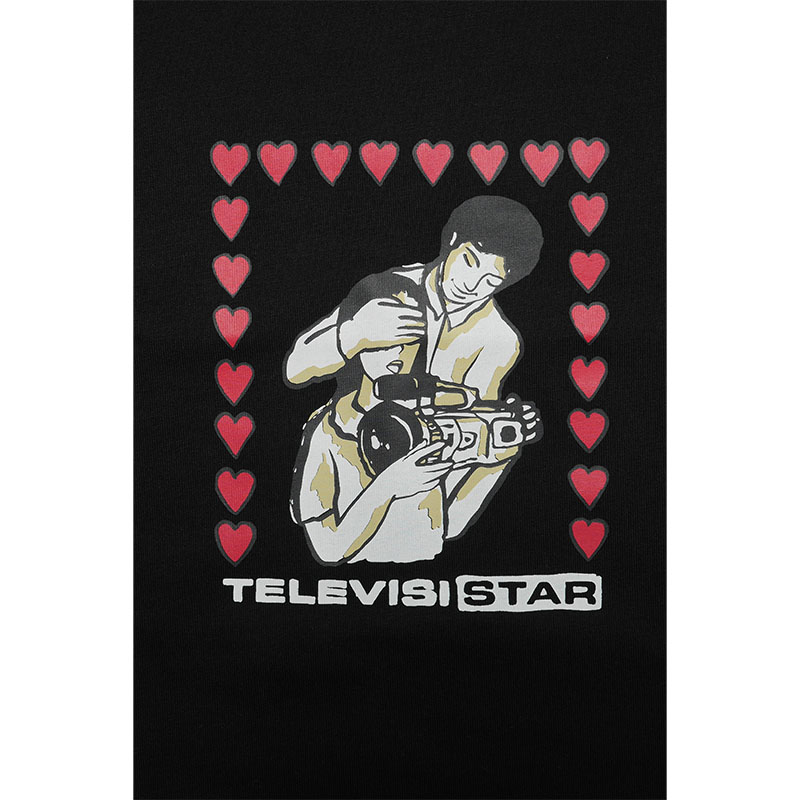 TELEVISI STAR(テレビジスター)/ VXLOVE BOX TVS TEE × NAKEN WIJAYA -BLACK-