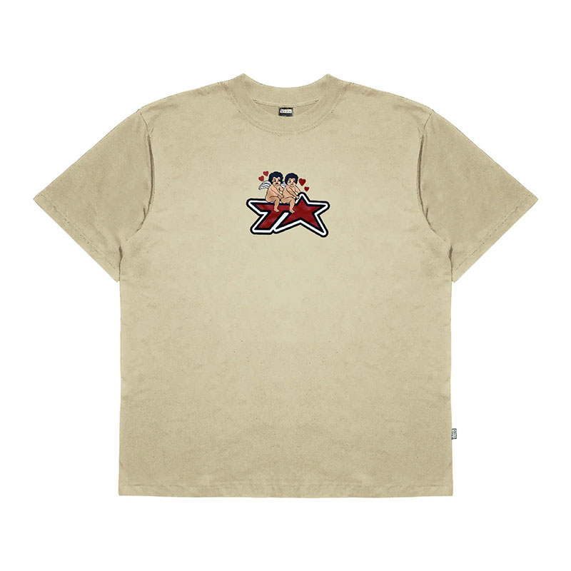 TELEVISI STAR(テレビジスター)/ TSTART CC TVS TEE × NAKEN WIJAYA -BEIGE-