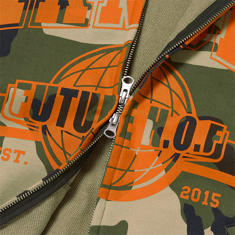 WKNDRS(ウィーケンダーズ)/ H.O.F ZIPUP HOODIE -CAMO-