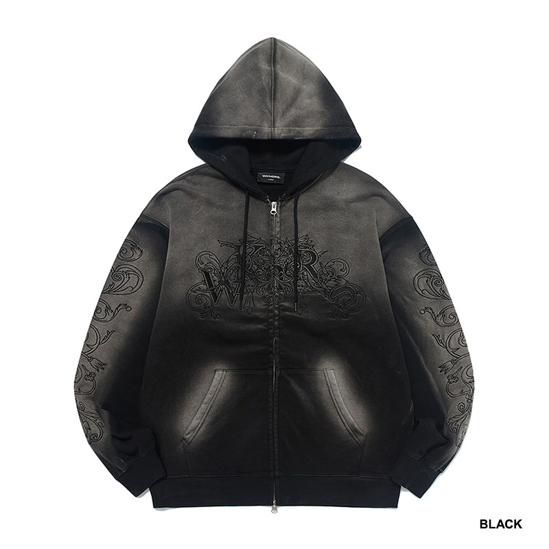 WKNDRS(ウィーケンダーズ)/ ART NOUVEAU ZIPUP HOODIE -2.COLOR-