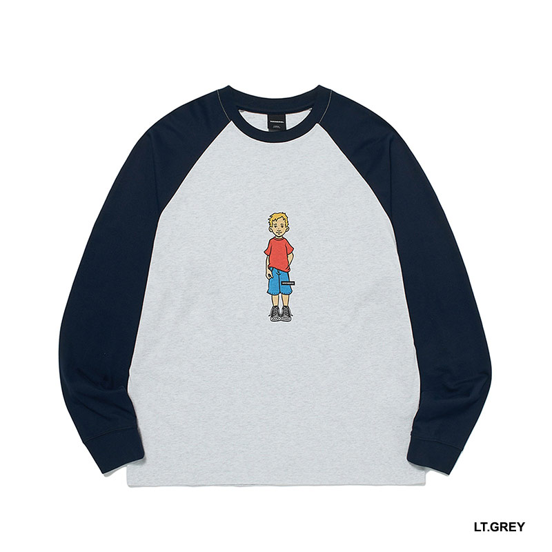 WKNDRS(ウィーケンダーズ)/ M4A1 RAGLAN LONG SLEEVE -2.COLOR-