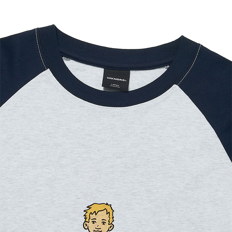 WKNDRS(ウィーケンダーズ)/ M4A1 RAGLAN LONG SLEEVE -2.COLOR-