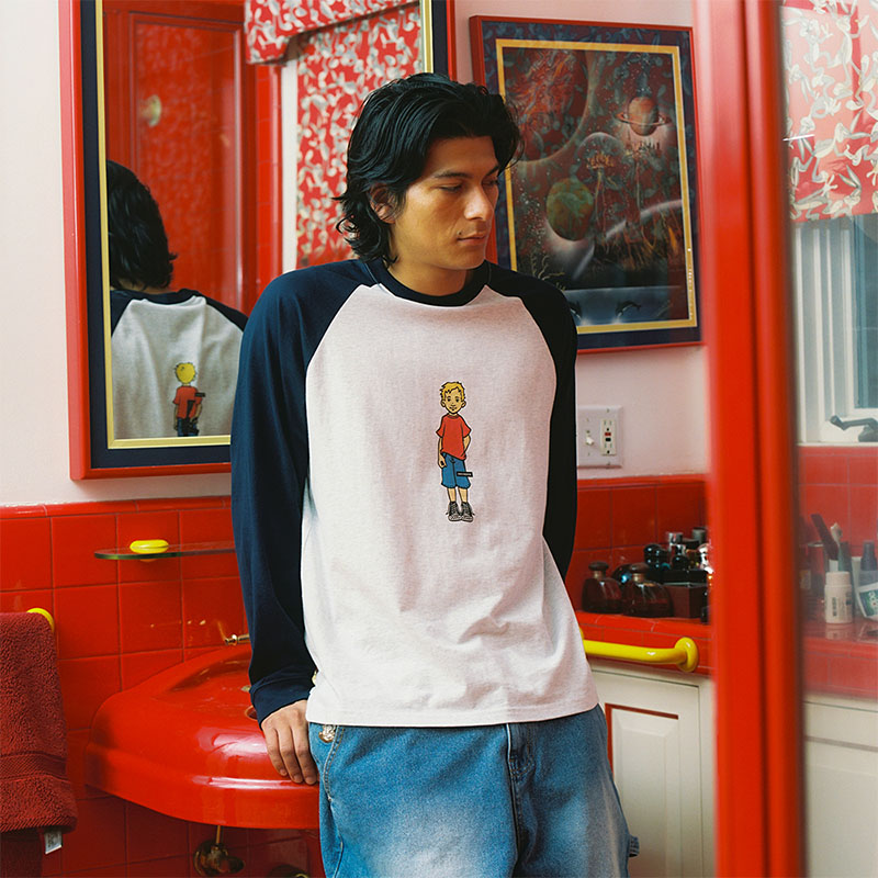WKNDRS(ウィーケンダーズ)/ M4A1 RAGLAN LONG SLEEVE -2.COLOR-