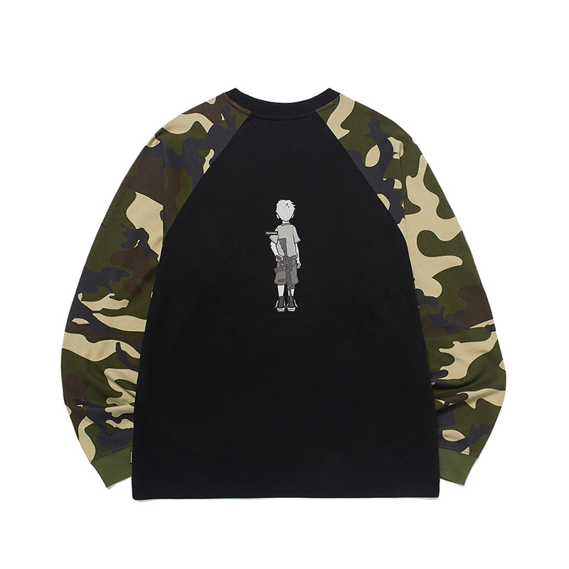 WKNDRS(ウィーケンダーズ)/ M4A1 RAGLAN LONG SLEEVE -2.COLOR-