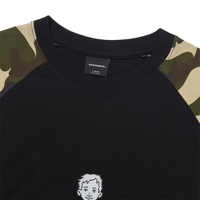 WKNDRS(ウィーケンダーズ)/ M4A1 RAGLAN LONG SLEEVE -2.COLOR-