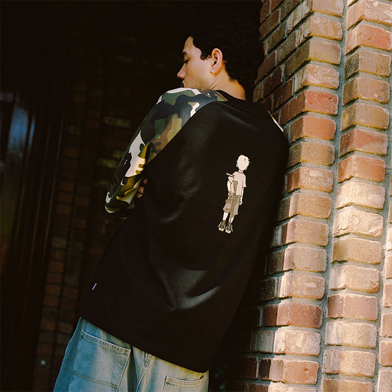 WKNDRS(ウィーケンダーズ)/ M4A1 RAGLAN LONG SLEEVE -2.COLOR-