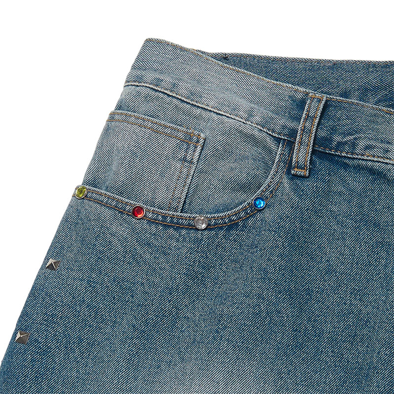 WKNDRS(ウィーケンダーズ)/ SIDE STUDDED PANTS -2.COLOR-