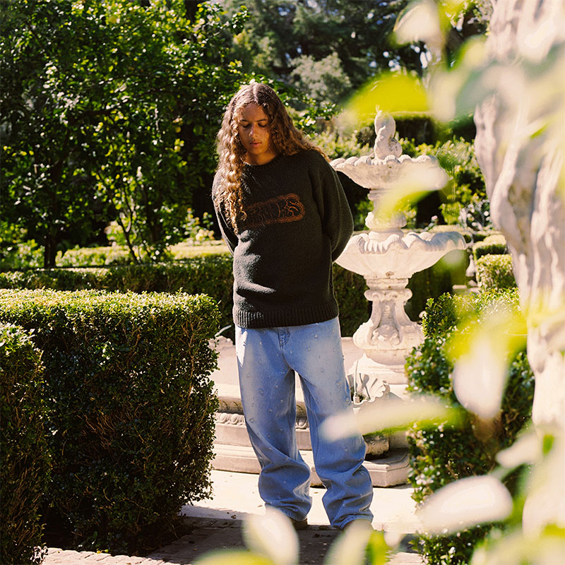 WKNDRS(ウィーケンダーズ)/ LAZER DAMAGED PANTS -L.DENIM-