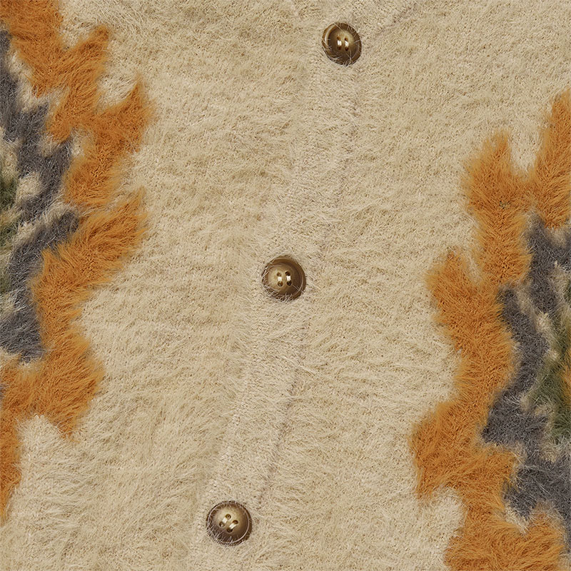 WKNDRS(ウィーケンダーズ)/ FLAME CARDIGAN -2.COLOR-