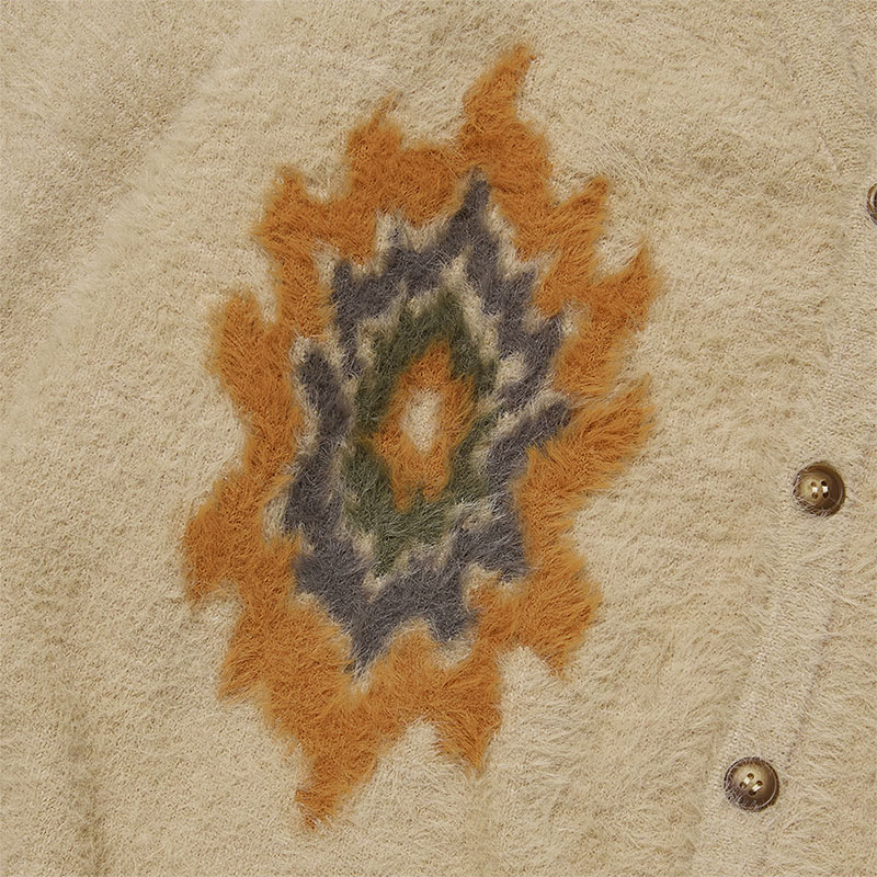 WKNDRS(ウィーケンダーズ)/ FLAME CARDIGAN -2.COLOR-