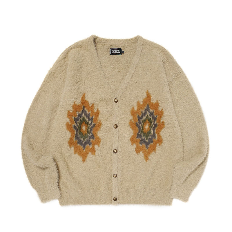 WKNDRS(ウィーケンダーズ)/ FLAME CARDIGAN -2.COLOR-(BEIGE)