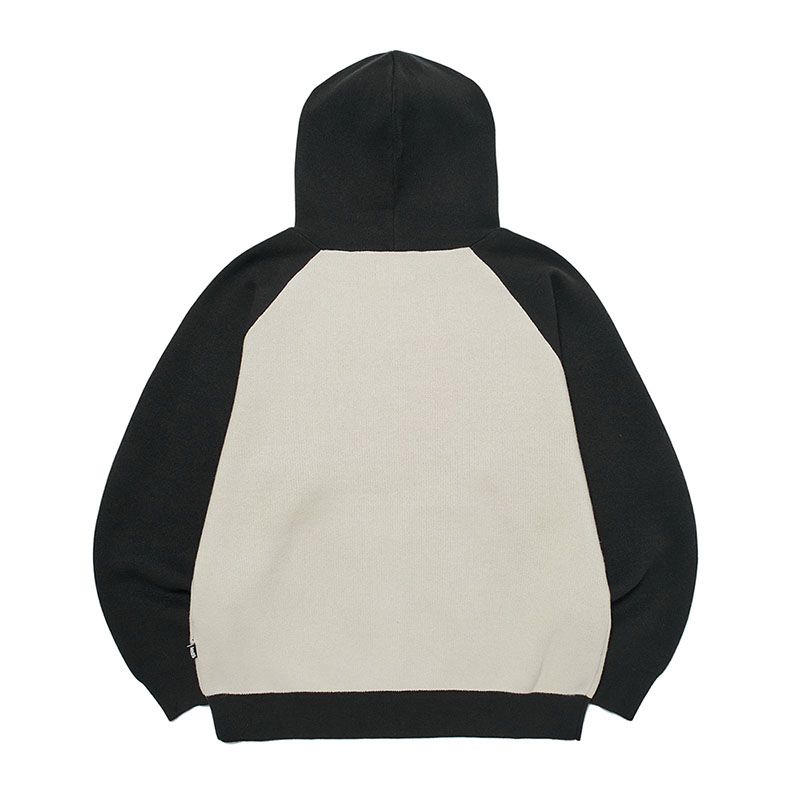WKNDRS(ウィーケンダーズ)/ GRAFFITI LOGO KNITTED HOODIE -2.COLOR-