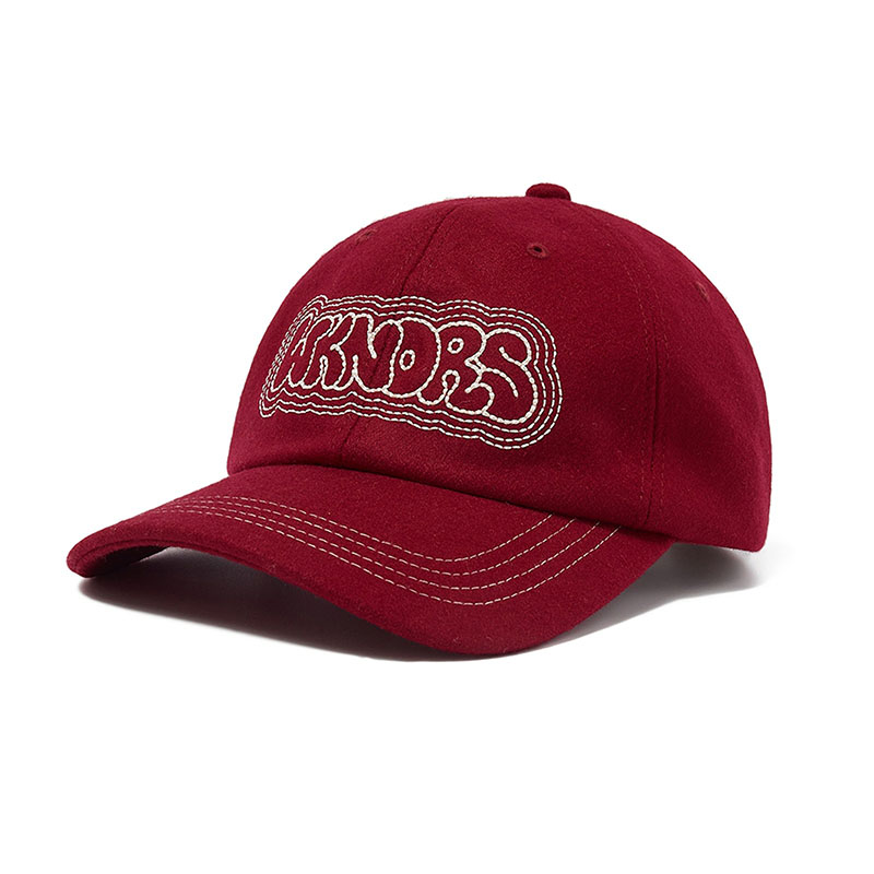 WKNDRS(ウィーケンダーズ)/ GRAFFITI LOGO WOOL CAP -2.COLOR-(BURGUNDY)
