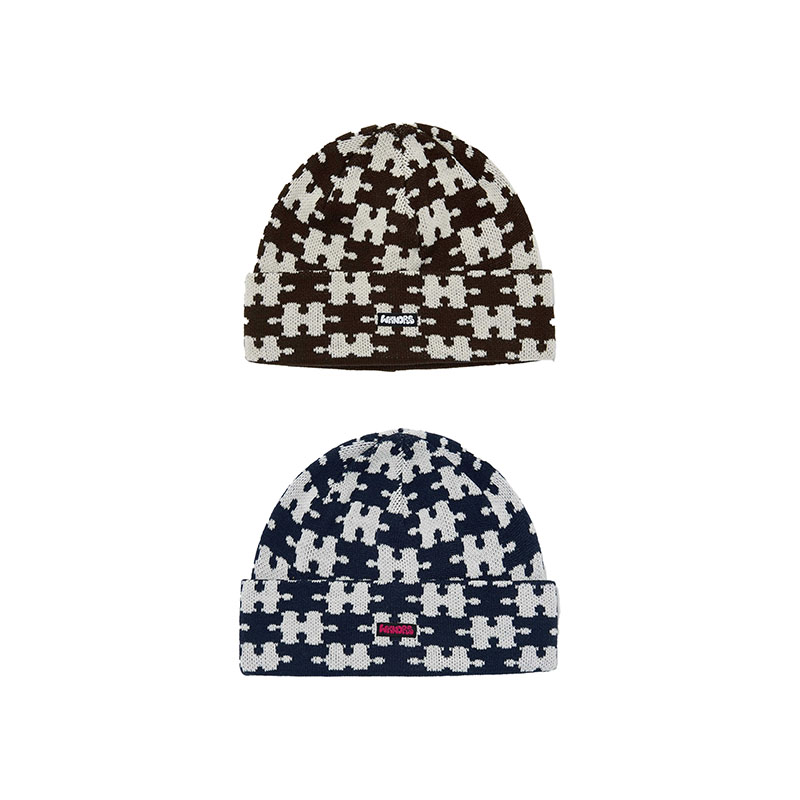 WKNDRS(ウィーケンダーズ)/ PUZZLE BEANIE -2.COLOR-