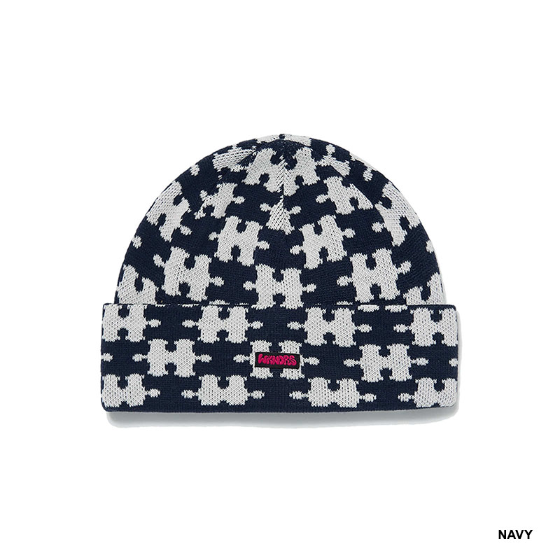 WKNDRS(ウィーケンダーズ)/ PUZZLE BEANIE -2.COLOR-