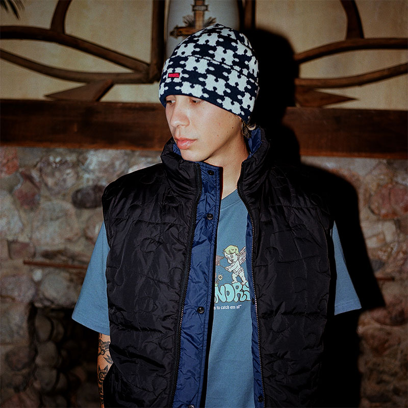 WKNDRS(ウィーケンダーズ)/ PUZZLE BEANIE -2.COLOR-