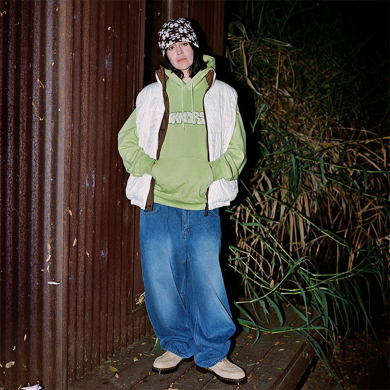 WKNDRS(ウィーケンダーズ)/ PUZZLE BEANIE -2.COLOR-