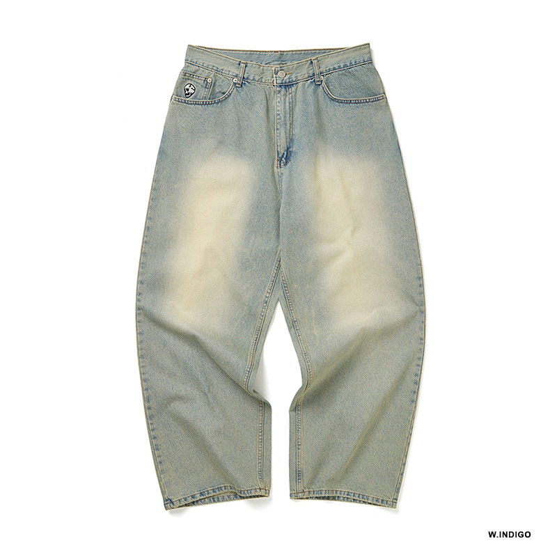 WKNDRS(ウィーケンダーズ)/ SKULL WASHED PANTS -2.COLOR-