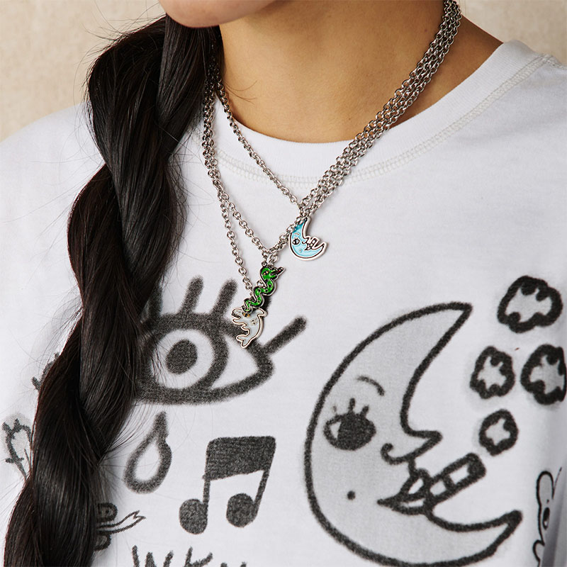 WKNDRS(ウィーケンダーズ)/ SNAKE PENDANT NECKLACE -SILVER-