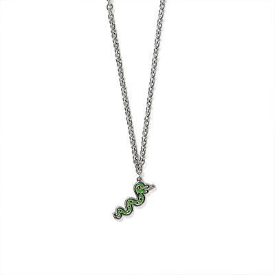 WKNDRS(ウィーケンダーズ)/ SNAKE PENDANT NECKLACE -SILVER-