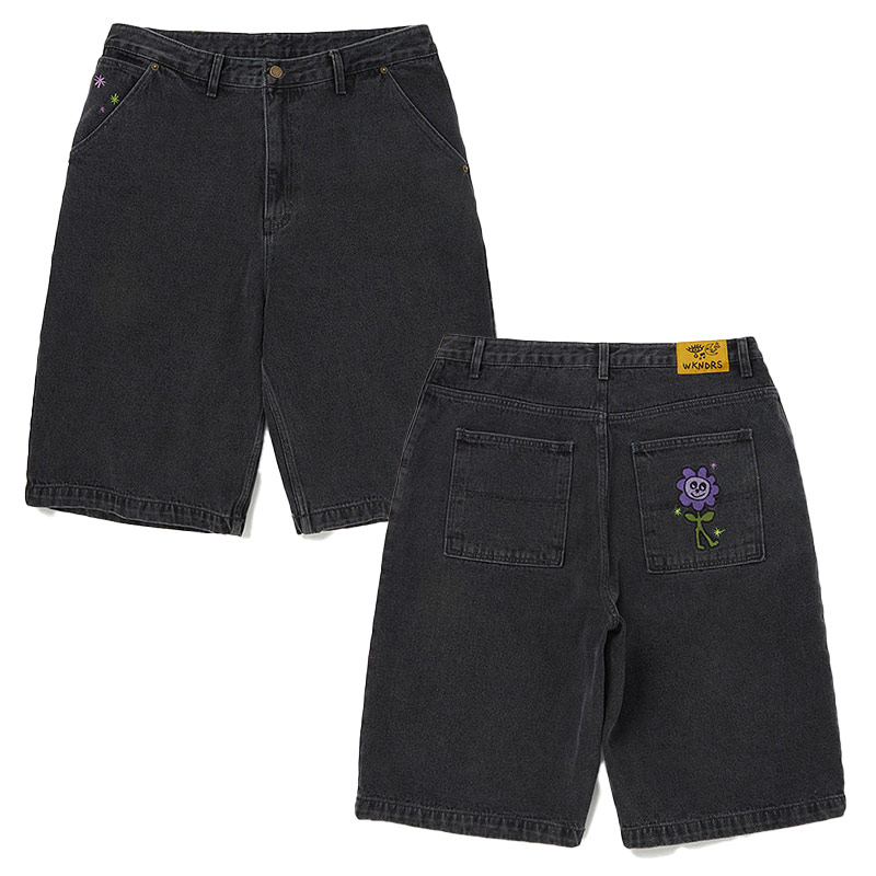 WKNDRS(ウィーケンダーズ)/ ISCREAM DENIM SHORTS -2.COLOR-(BLACK)