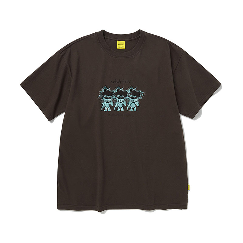 WKNDRS(ウィーケンダーズ)/ THIEVES T-SHIRT -2.COLOR-(BROWN)