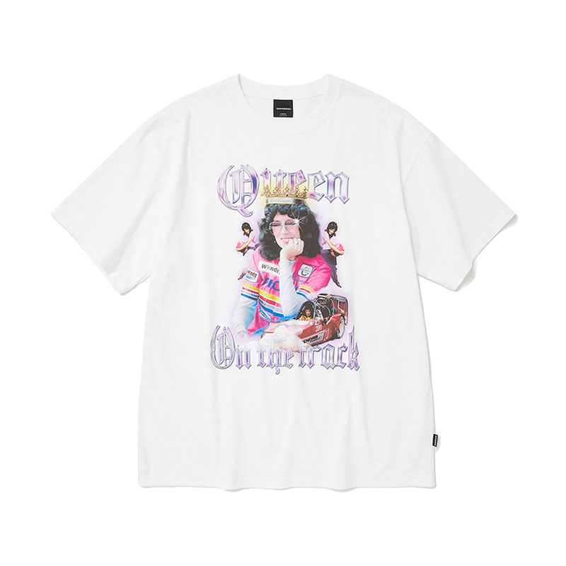 WKNDRS(ウィーケンダーズ)/ QUEEN T-SHIRT -2.COLOR-(WHITE)