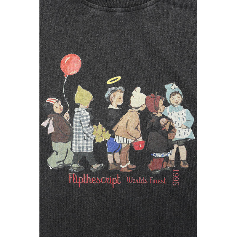 FLIP THE SCRIPT(フリップザスクリプト)/ BALLOON WASH LS TEE -3.COLOR-