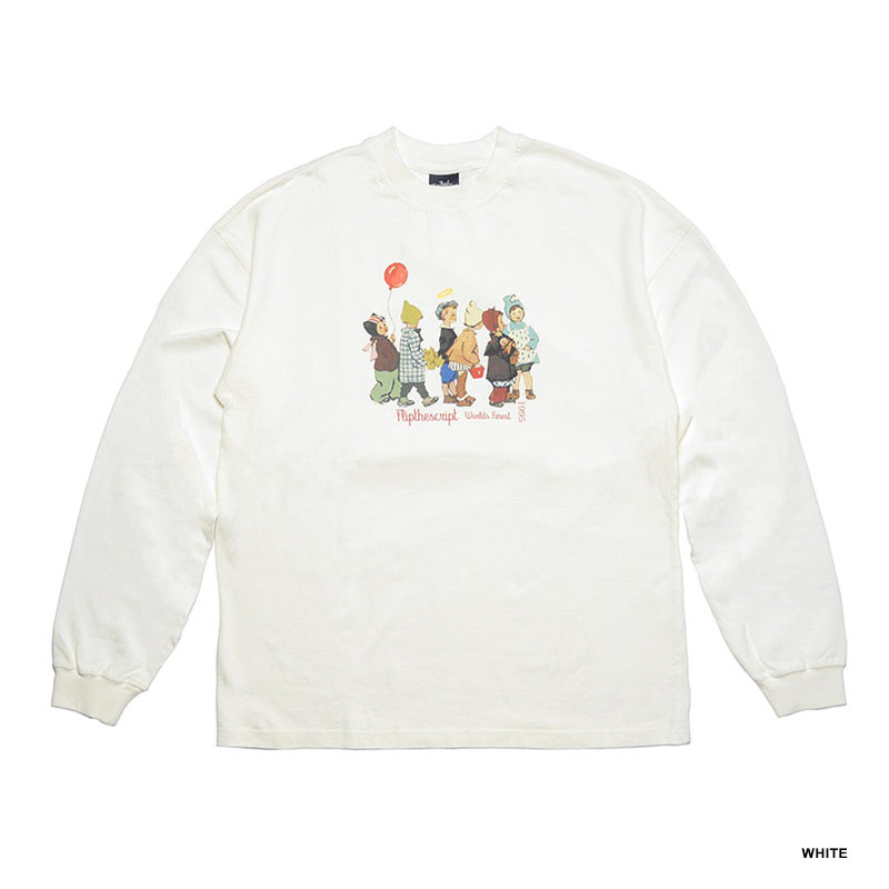 FLIP THE SCRIPT(フリップザスクリプト)/ BALLOON WASH LS TEE -3.COLOR-